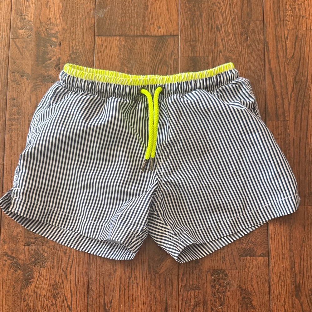 Sunuva Boys Striped Drawstring Swim Shorts  sz 3-4